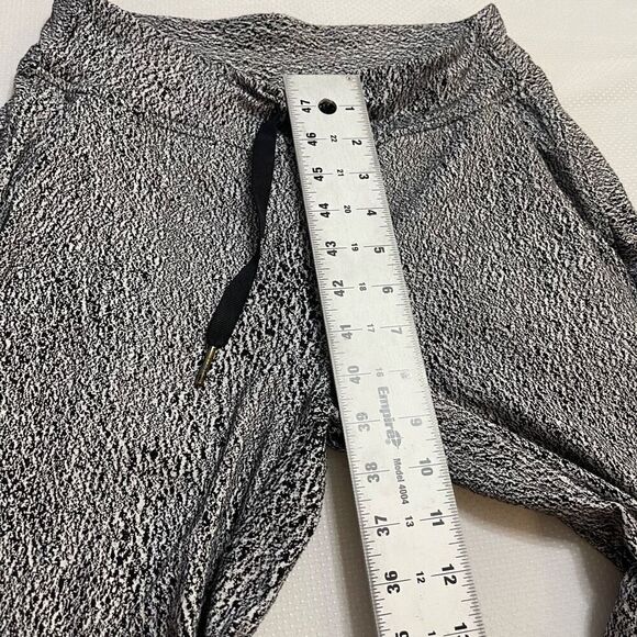 Lululemon Ready To Rulu Pant Jogger Running Leopard Jacquard White Black Size 4 - Picture 3 of 7